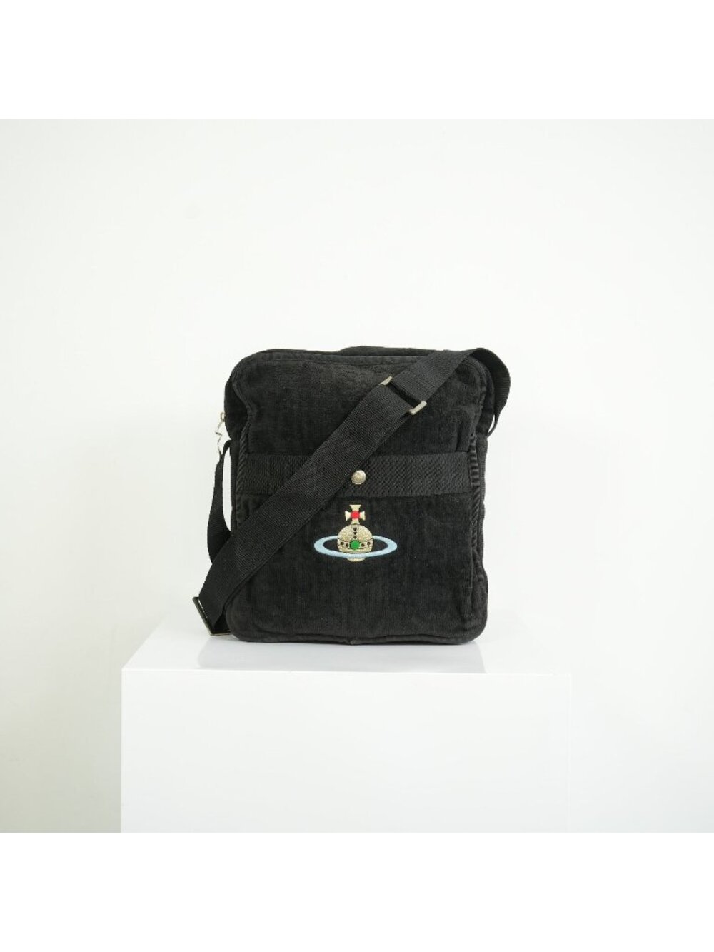 Vivienne Westwood Black Messenger Bag